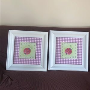 Girl’s room wall decor